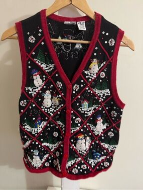 Snowman Sweater Vest
